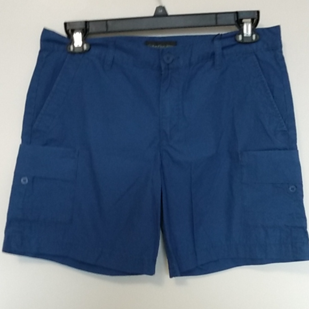 Calvin Klein Jeans New Blue Cotton Cargo Shorts Size 10